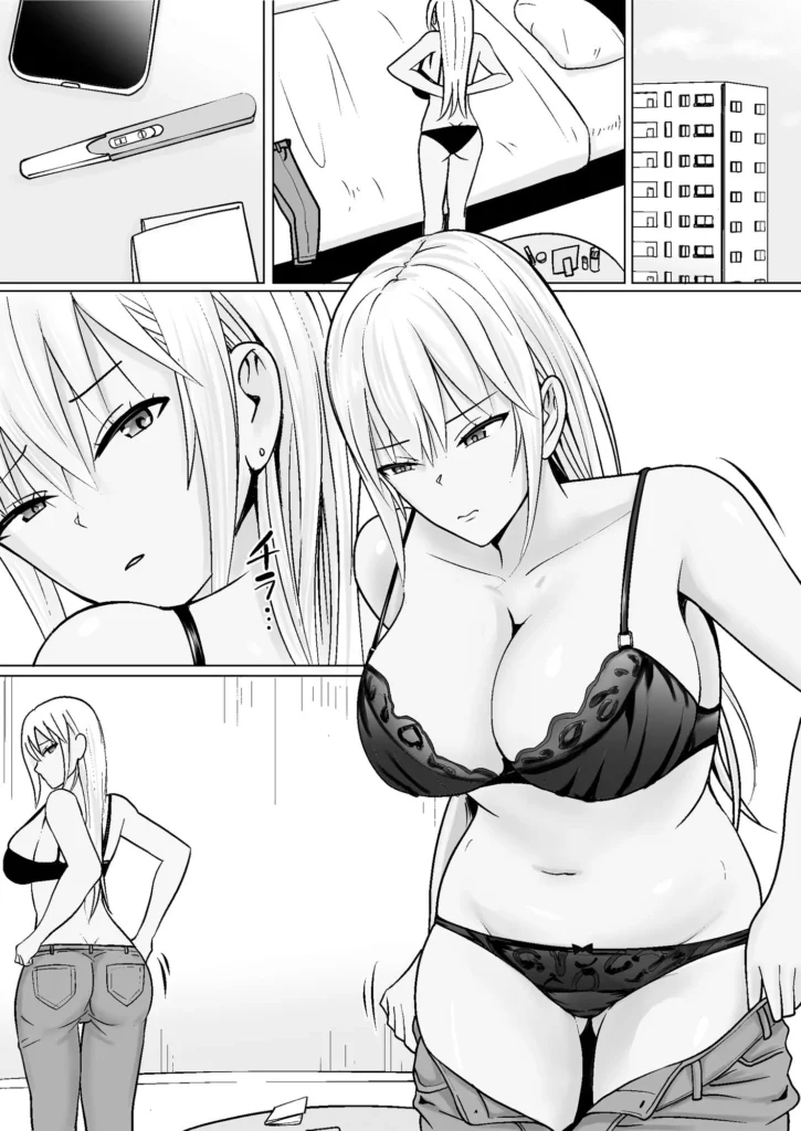 クラスのヤンキー女子に憑依7 サンプル2番画像（エロ同人漫画）