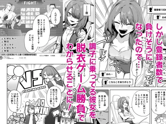 同人作品「隣人は有名配信者8人目」のサンプル画像6（シンセカイセット／d_803174）
