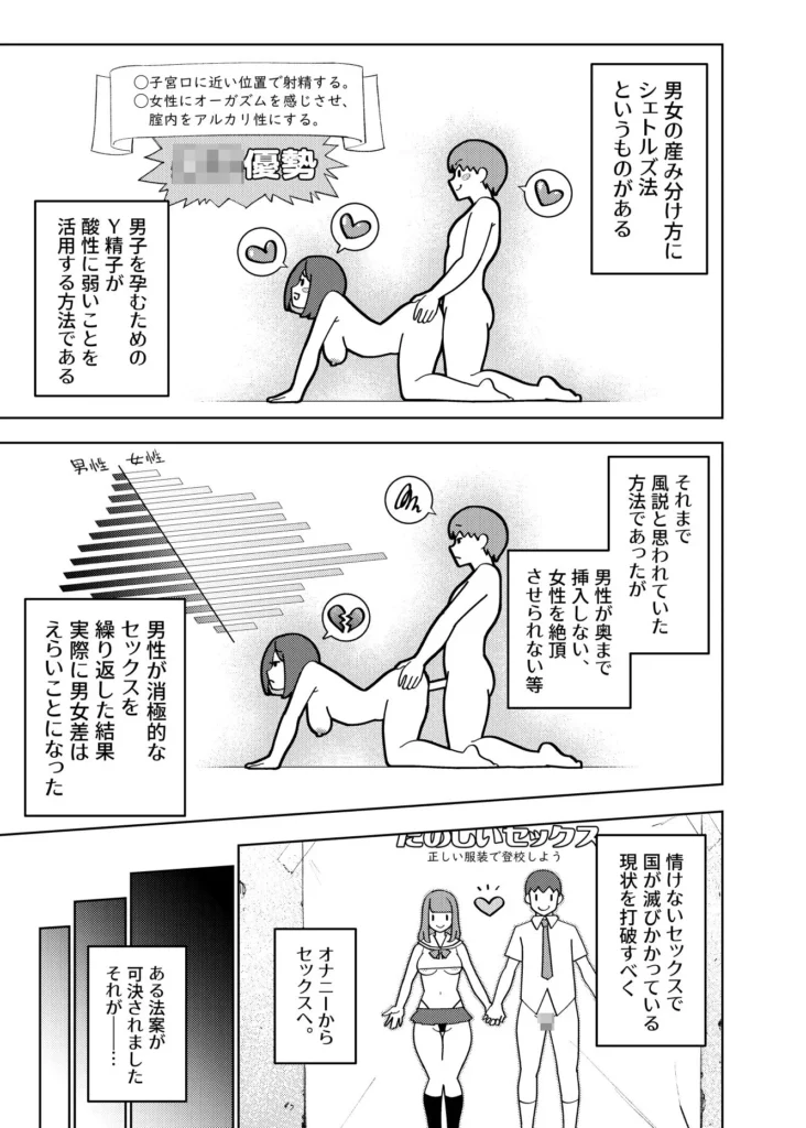 同人作品「県立学園普通科の日常」のサンプル画像3（雪陽炎／d_805778）